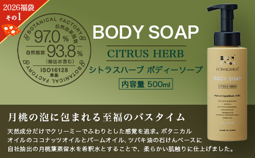 【福袋】潤・モイスチャーセット（４種）BF-14-FB｜ボディソープ スキンケア バーム ハンドクリーム リップ ケア 福袋 セット ボタニカノン BOTANICANON ケミカルフリー 鹿児島県 南大隅町 ボタニカルファクトリー