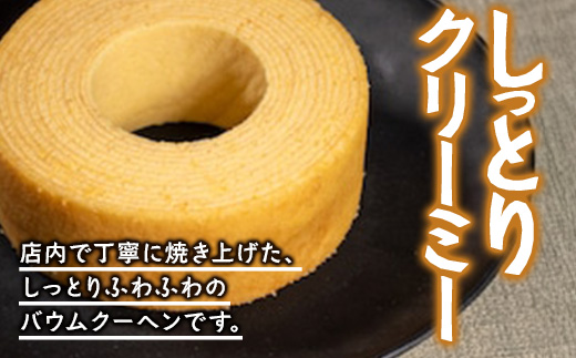 バウムクーヘン ＜プレーン＞直径約15cm SH-711 │ バウムクーヘン バームクーヘン スイーツ ケーキ 焼き菓子 洋菓子 お菓子 おかし おやつ デザート プレゼント 贈り物 ギフト 常温 鹿児島県 南大隅町 31℃LINE花子