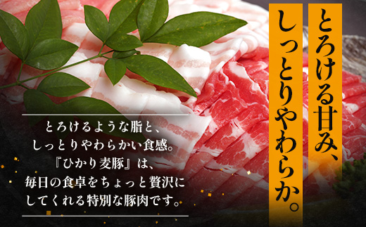 鹿児島県産 ひかり麦豚 ロース三昧セット6種類 （200g×6パック）計1.2kg トレーなし 冷凍 HM-12 | 精肉 肉 お肉 にく 豚肉 ロース肉 ロース 肩ロース 真空冷凍 新鮮 小分け 産地直送 鹿児島県 南大隅町 ひかり麦豚直売所