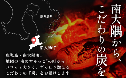 南大隅町産 炭（約3kg) NI-1｜樫の木 マテの木 木炭 備長炭タイプ 高級炭 火力 火持ち 扱いやすい BBQ アウトドア グリル キャンプ 鹿児島県 南大隅町 なんたん市場