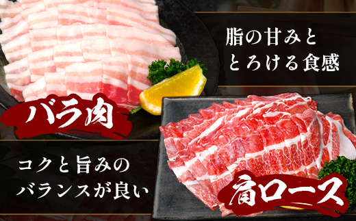 【お歳暮】鹿児島県産 ひかり麦豚 しゃぶしゃぶ 食べ比べセット 900g （300g×3パック）HM-701-os | 肉 お肉 にく 豚肉 ロース 肩ロース バラ肉 スライス 冷凍 真空冷凍 産地直送 新鮮 小分け 甘み 鹿児島県 南大隅町 ひかり麦豚直売所 お歳暮