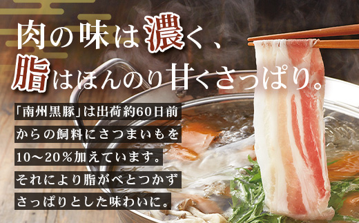 【福袋】黒豚・黒牛食べ比べ4種セット NS-31-fb ❘ かごしま黒豚 南州黒牛 ロース スライス しゃぶしゃぶ 豚バラ 豚ロース 食べ比べ 赤身 ポン酢 南大隅町 鹿児島県 南州農場