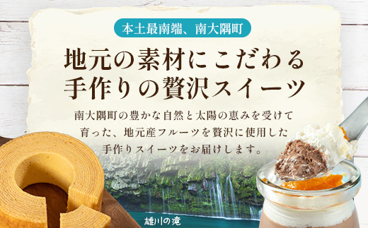 【2026年3月中旬から発送】 だいたんな！恋するショコラ & バウムセット(だいたんなショコラ6個＋≪極≫たんかんバウム）SH-4| たんかん ソース ムース チョコレートムース ショコラ贅沢 スイーツ フルーツ プリン バウムクーヘン バームクーヘン スイーツ ケーキ 焼き菓子 洋菓子 手作り おしゃれ オリジナル ギフトボックス プレゼント 鹿児島県 南大隅町 31℃LINE花子 
