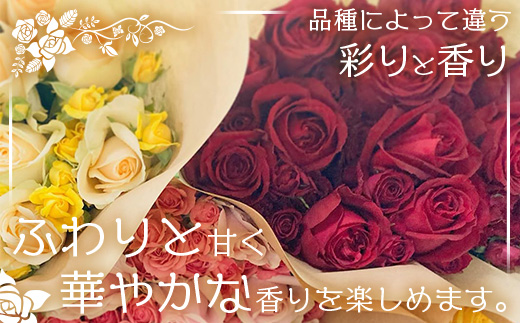 【先行予約・夏季限定 薔薇】ばら農家直送！バラ花束18本以上お届け(赤系) 【ギフト対応可】TB-1│ローズ 新鮮 花 フラワー 花束 ばら 薔薇 バラ 誕生日 記念日 結婚祝い ギフト プレゼント お祝い 贈り物 贈答 鹿児島県 南大隅町 富田バラ園
