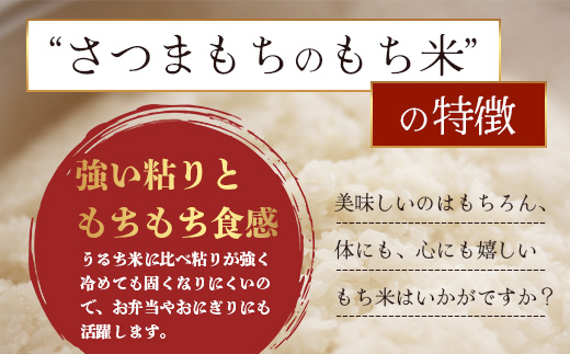 本土最南端からの贈り物　さつまもちのもち米（2kg）