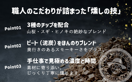 スモークチーズ 2種 セット 約360g（プレーン180g・チェダー180g）TM-001│チーズ 国産 詰め合わせ おつまみ 燻製 冷蔵 チェダーチーズ プロセスチーズ 手作り