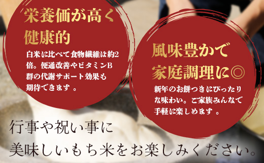 本土最南端からの贈り物　さつまもちのもち米（2kg）