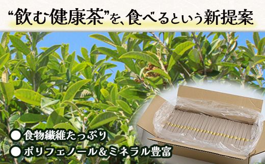 九州産 ねじめびわ茶麺 業務用 50g100束入 TO-5| 麺 めん 乾麺 和風 洋風 中華風 びわ茶 ラー麦 コシ のどごし 温麺 冷麺 鹿児島県 南大隅町 十津川農場