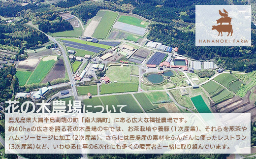 【お歳暮】花の木農場 クラフトハムセット 全7種（冷蔵） HK-3｜ ハム ベーコン ウインナー フランクフルト ソーセージ 詰め合わせ セット クラフトハム 晩酌 おつまみ ギフト 国産 農福連携 鹿児島県 南大隅町 第2花の木ファーム お歳暮