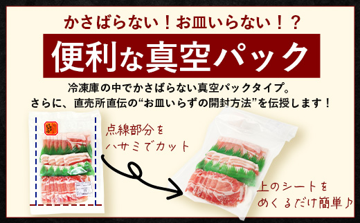 鹿児島県産 ひかり麦豚 しゃぶしゃぶ 食べ比べセット ≪合計約2kg≫ （200g×10パック） トレーなし 冷凍 HM-2 | 肉 お肉 にく 豚肉 ロース 肩ロース バラ肉 スライス 冷凍 真空冷凍 産地直送 新鮮 小分け 甘み 産地直送 鹿児島県 南大隅町 ひかり麦豚直売所