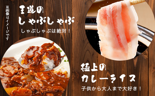 鹿児島県産 茶美豚 バラスライス セット (300g×3P) 計900g JA-5｜国産 精肉 豚肉 茶美豚 ブランド肉 豚肉 バラ肉 スライス 肉巻き しょうが焼き 冷凍 鹿児島県 南大隅町