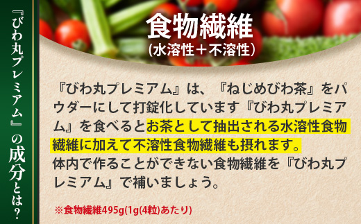 【定期便 全3回】≪3ヶ月連続で毎月お届け≫ びわ丸プレミアム ≪1回あたり(120粒入×1袋) ≫  健康補助食品 びわ茶含有加工食品  TO-10-NP| 国産 びわ茶 びわの葉 サプリメント 乳酸菌 ノンカフェイン ポリフェノール ネコポス 鹿児島県 南大隅町 十津川農場