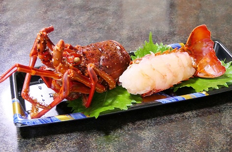 [活き〆冷凍]肝付町内之浦産伊勢海老(えっがね)の刺身<超特大サイズ>