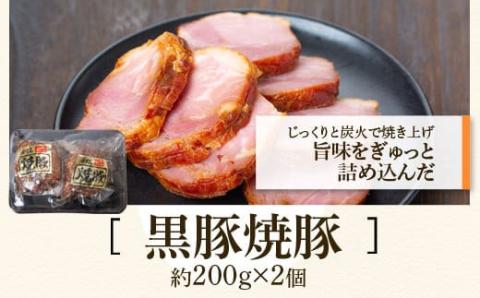 黒豚焼豚（2個）＆黒豚餃子（12個入×5パック）セット