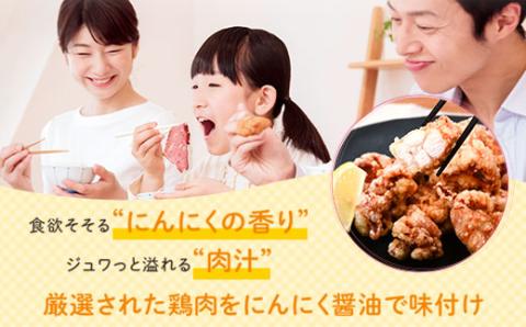 唐揚げ用 鶏肉 にんにく醤油味付 450g×3