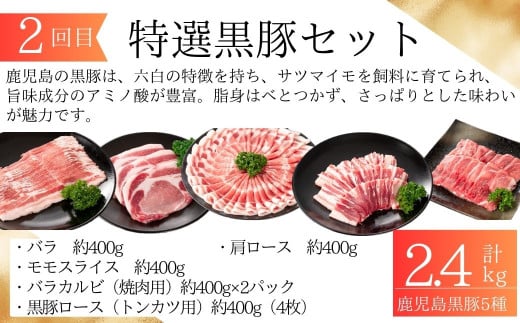 ＜定期便・全6回＞肝付町セレクト定期便《 鰻5尾と豚肉を楽しむ定期便》