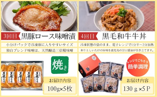 ＜定期便・全6回＞肝付町セレクト定期便《簡単調理で肉を楽しむ定期便B》