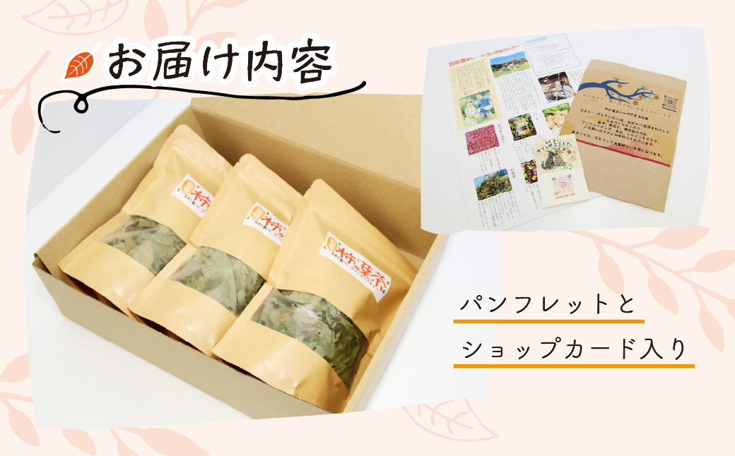 柿の葉茶(計90g・30g×3袋) 【百姓暮らし サブレガミストアー】