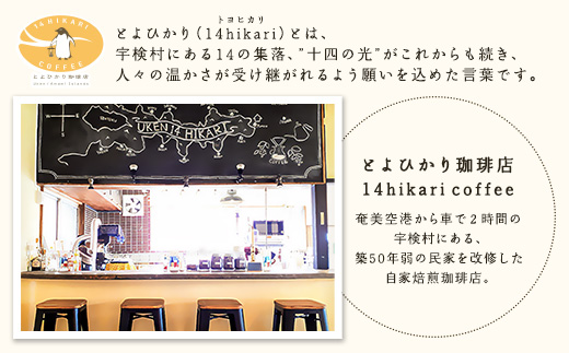 コーヒー豆（100g×２種）自家焙煎 こだわりのコーヒー 店主おすすめ エクアドル インドネシア 鹿児島県 奄美大島 宇検村〈とよひかり 珈琲店 〉