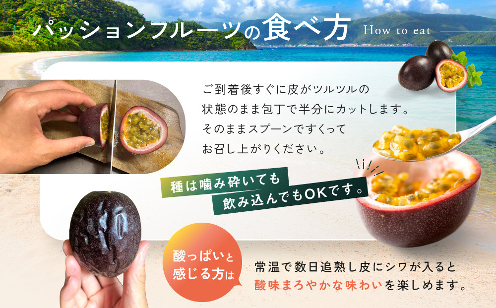 【先行予約】家庭用パッションフルーツ3kg 