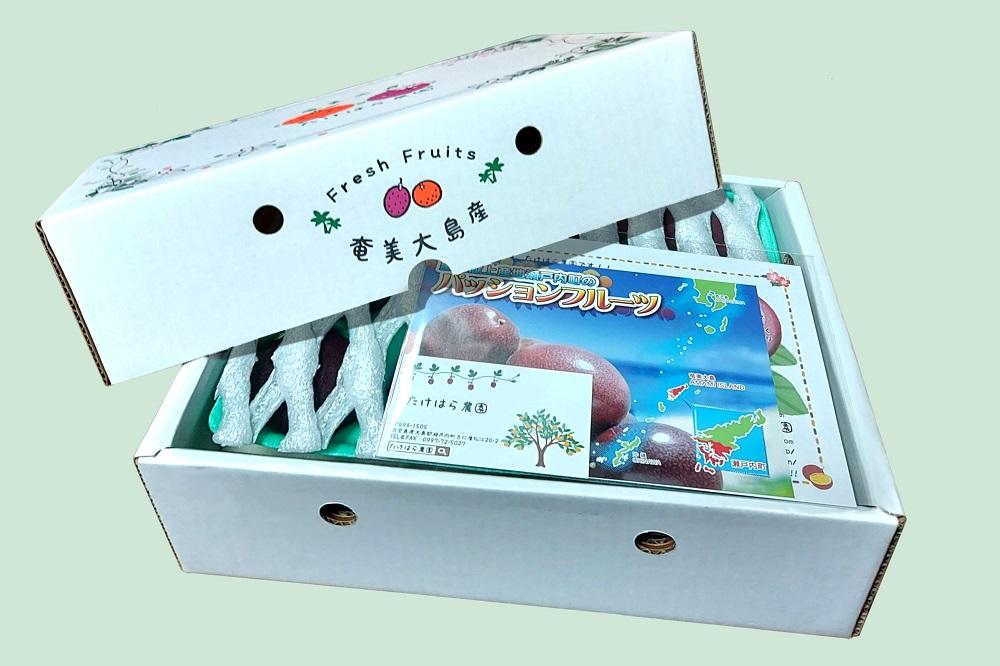 【2026年発送分 先行受付】パッションフルーツ 化粧箱12個入り(L玉)×3箱【たけはら農園】