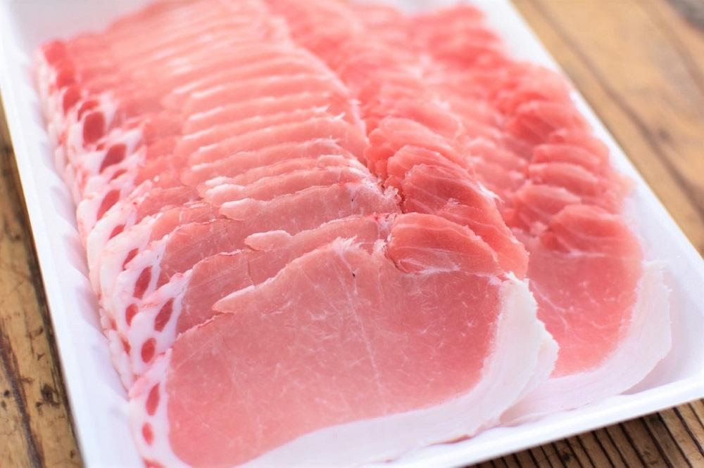かつみの島豚いちばんロースしゃぶしゃぶ　1kg（500g×2パック）