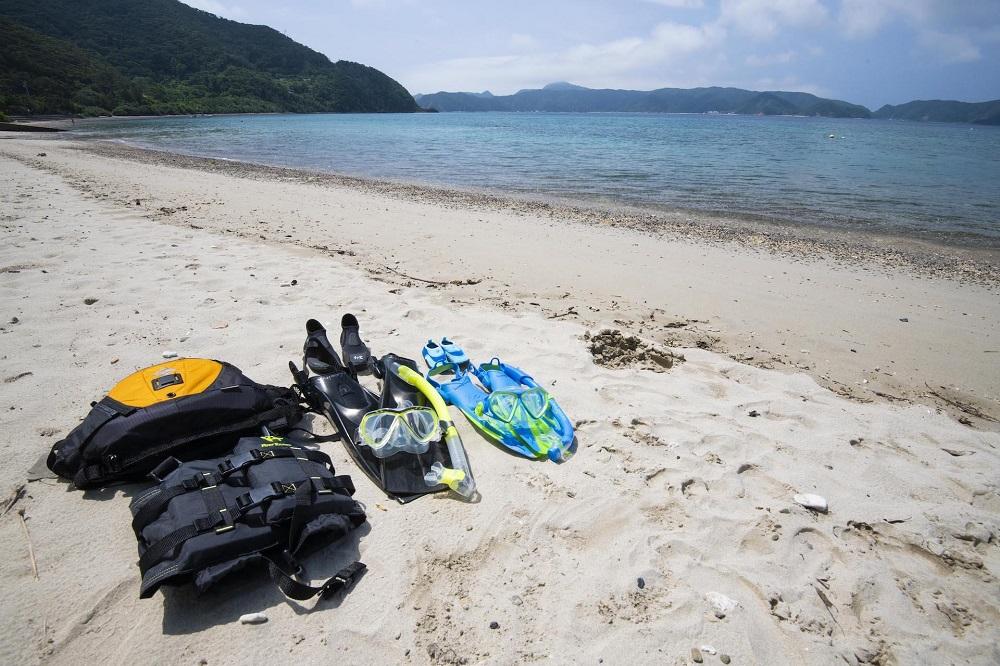 のんびり快適！奄美大島でボートシュノーケリング