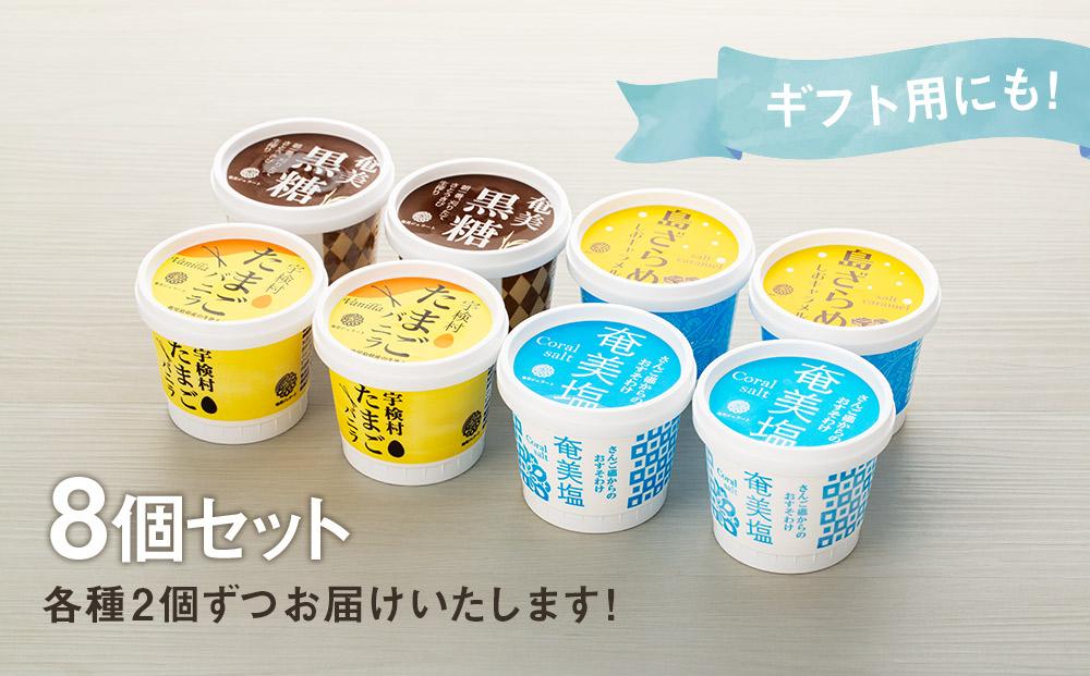 【CASTANO】奄美ジェラート　8個セット（ギフト用も可）【1】