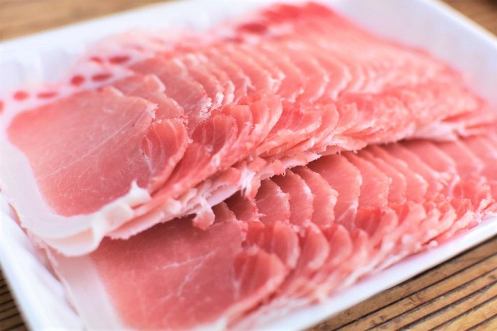 かつみの島豚いちばんロースしゃぶしゃぶ　1kg（500g×2パック）