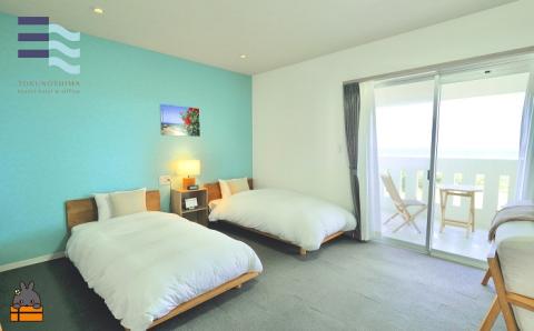 徳之島リゾートホテル＆オフィス宿泊券（お二人様 朝食付） ( ホテル リゾート オーシャンビュー プール 星空 観光 宿泊 鹿児島 奄美 徳之島 世界自然遺産 海 朝食付 )