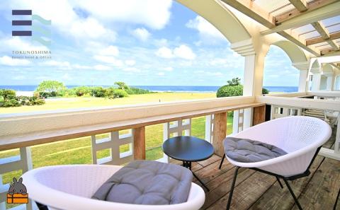 徳之島リゾートホテル＆オフィス宿泊券（お一人様 朝食付） ( ホテル リゾート オーシャンビュー プール 星空 観光 宿泊 鹿児島 奄美 徳之島 世界自然遺産 海 朝食付 )