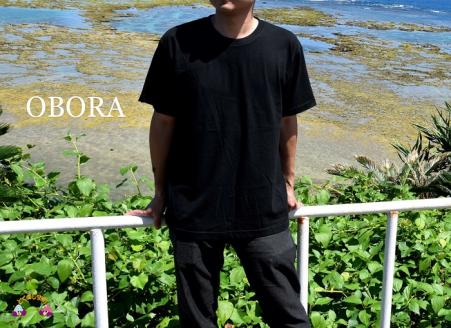 TOKUNOSHIMA発ブランド　OBORA　Tシャツ　【No Waido No Life（闘牛）：BLACK】