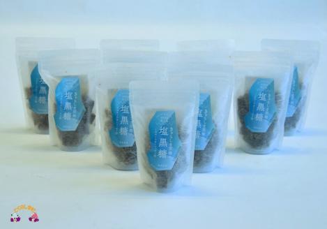 ～新感覚！甘じょっぱい黒糖です。～徳之島きゅらしま塩黒糖