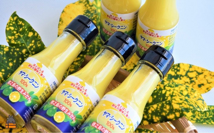 ～野生の島みかんの味～徳之島のヤマ・シークニン果汁（70ml×5本） ( 調味料 柑橘 果物 薬味 果汁 ドレッシング 野生みかん ジュース ヤマシークニン みかん 奄美 鹿児島 鍋 焼き魚 料理 お酒 焼酎 酸味 美味しい ダイキチ食品 )