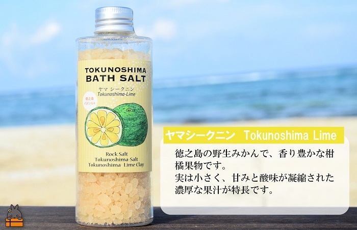 南の島育ちの素敵なバスソルトセット TOKUNOSHIMA BATH SALT（3本） ( 島あざみ シマアザミ 春向草 ヤマシークニン シークニン 月桃 野草 自生 バスソルト 入浴剤 お風呂 美容 日用品 徳之島 奄美 鹿児島 リラックス 島素材 こだわり あたたまる )
