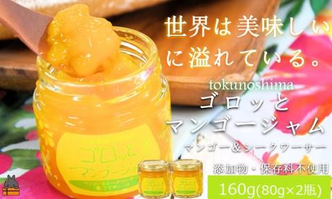 世界は美味しい～ゴロッとマンゴージャム（マンゴー&シークワーサー）160g