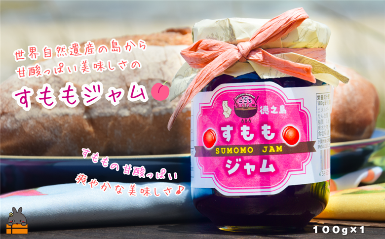 徳之島産すもも使用！低糖度の徳之島すももジャム（100g） （ すもも 完熟 ジャム パン 果物 フルーツ 徳之島 奄美 鹿児島 キッチンこころ ）