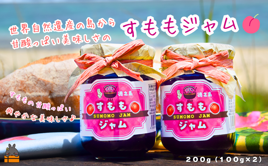 徳之島産すもも使用！低糖度の徳之島すももジャム（100g×2） （ すもも 完熟 ジャム パン 果物 フルーツ 徳之島 奄美 鹿児島 キッチンこころ ）