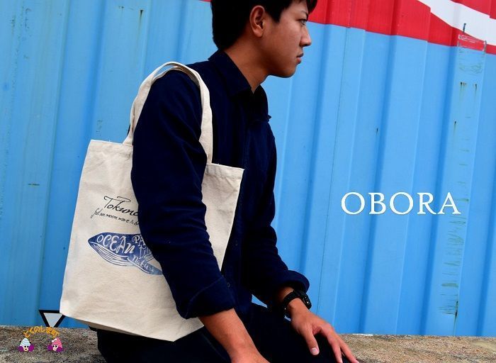 ＯＢＯＲＡくじらトートバッグＭサイズ