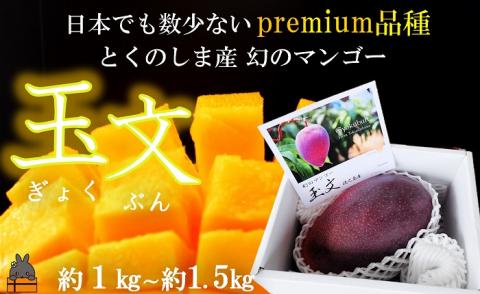 初体験の美味しさ。とくのしま産幻の玉文（ぎょくぶん）マンゴー（約1㎏～1.5㎏）