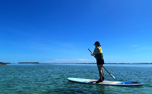 徳之島 天城町 与名間ビーチ スタンドアップパドル SUP レンタルチケット