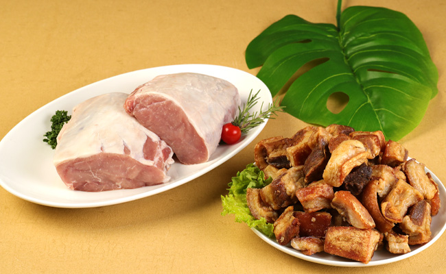 徳之島産 徳之島愛情たっぷり 島豚Bセット【島豚ロース 1.2kg・あんばかしぃ（油かす）600g】計1.8kg 鹿児島県 徳之島 豚肉 AE-16-N