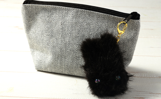 もふもふアマミノクロウサギキーホルダー  アマミノクロウサギ うさぎ キーホルダー 鹿児島県 徳之島 天城町