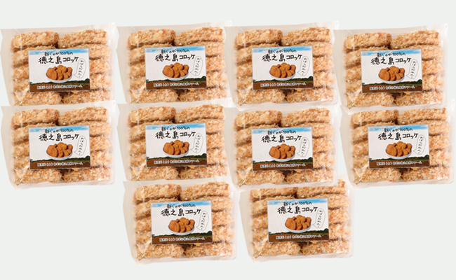 【 マツコの知らない世界 で紹介されました！】徳之島産 新じゃがコロッケ 計100個（10個入り×10袋）じゃがいも 惣菜 おかず