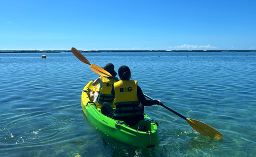 徳之島 天城町 与名間ビーチ ペアカヤック レンタルチケット マリンアクティビティ