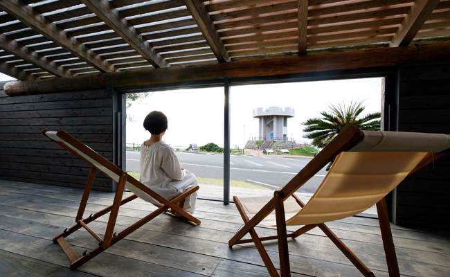 展望台のある宿 伝泊 1泊2日 ペア宿泊券(素泊まり) お食事なし 1組2名様 徳之島 天城町