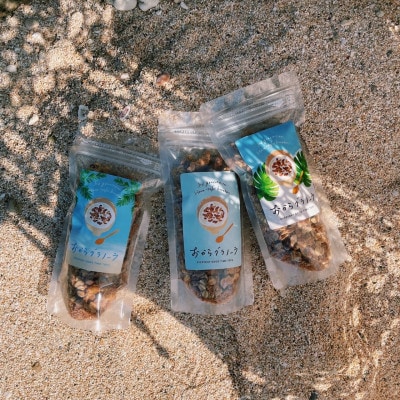 豆腐屋が作る!こだわりはちみつおからグラノーラ【鹿児島県徳之島】100g×3個セット