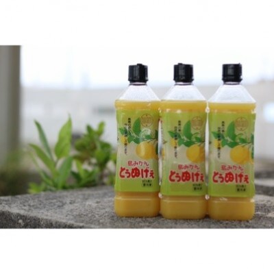 島みかんとぅぬげぇジュース　3本セット【配送不可地域：離島】