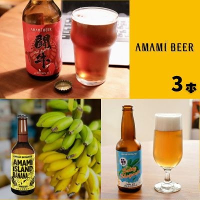 奄美クラフトビール 3本入り 地ビール【配送不可地域：離島】