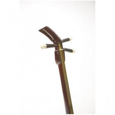 高級黒檀真壁型奄美三味線(スンチ塗)